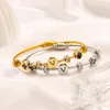 Populaire klassieke armbanden dames bangle luxe designer sieraden kristal 18k goud vergulde zilveren roestvrijstalen liefhebbers geschenkbangen heren armband