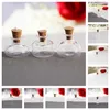 Flaskor 5/10/20st 1:12 Dollhouse Miniature Storage Tank Glass Bottle With Cork Cover Mini Jar Flower Vases Model Toys Doll House Decor