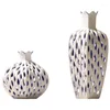 Vases Creative Hollow Ceramic Vase Dried Flower Crafts Study Living Room Dining Table Arrangement Home Decoration Art Gift