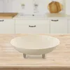 Kitchen Storage Fruit Plate Bowl Stable Salad Desert Plates Dessert Cake Candy Tray For Appetizer Cupcake Parties Table