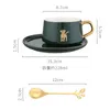 Cups Saucers Modern Design Art Coffee Cup And Saucer Set Ceramic Creativity Luxury Kawaii Mugs Platillo De Taza Cute