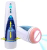 Nxy Sex Men Masturbators Sexy Voice with Color Lights Male Masturbation Cup Automatic Flesh Pussy 10 Telescopic Modes Rotation Mas4624096