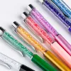 Pennor 50st/Lot Rollerbal Ballpoint Pen Crystal Diamond 0,7 mm Tips All Metal Material Student Writing Office Presentanpassad logotypnamn