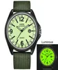 Glow In the Dark Watchs Tops Brand Luxury Military Mens Clock Army Orologio Black Dial Data di lusso Orologio da polso sportivo di lusso 356040010