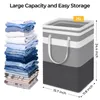 Laundry Bags 72L Large Knitted Fabric Storage Basket Organizer Foldable Household Dirty Clothes Toy Sundries