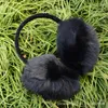 Berets Natural Rex Fur Earmluffs Fashion Femmes chaudes Russie hiver