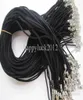 20 мм 1618 дюйма регулируемого черного бархатного шнура ожерелья с лапкой Clasp 100pcslot1492495