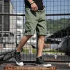 Summer Cargo Men Shorts Spring Casual Casual Cotton Joggers Men Baggy Sweats Shorts Multi-Bock