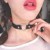 Choker Uyee Sexy Heart charme Collier Gothic Collier Pu Le cuir harnais Femme Gift Punk Cosplay Y2K Accessoires