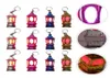 Taschenlampen Taschenlampen 40pcs Muslim Ramadan Lantern Key Chain Ring Anhänger Charme mit LED Light320o8362778