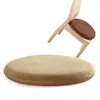Oreiller à mémoire ronde coton chaise portable coussinets de siège de salle à manger intérieurs