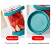 Storage Bottles With Lid And Spoon Large Capacity Portable Organization Light Food Cup Milk Breakfast Glass Graduated Jar Jars