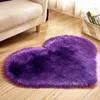 Tappeti tappeti a forma di cuore Tapete Para Sala Home Textile Pusnea camera da letto decorazione del soggiorno super morbido Macifoglio ragazza carina ragazza stile ragazza carina