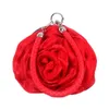 Evening Bags Bag Rose Flower Bride Purse Full Dress Handbag Wedding Clutch Women Party Wallet Dinner Small Bolso