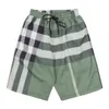 Summer Modna Męskie Designerskie Szorty Szybkie suszenie stroje kąpielowej Street Street Street Street Striped Plaid Men's Shorts Odzież Odzież Drukowana deska plażowa rozmiar M-3xl A302