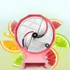 Kvarnar Frukt- och grönsaksskivare Hushåll Multifunktion Skär Skivare för citronpotatis Ginger Chip Slicer Machine med dubbelplats