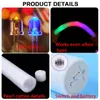 Оболочные белые светодиодные светильники RGB Glow Foam Stick Tube Tube Dark Light День рождения Свадебные вечеринки 15 30 50 60 Пакет 240401