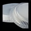 Plates 100PCS Clear Plastic Disposable For Dessert & Appetizers BBQ Party Dinner Travel And Events