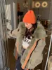 Vestes féminines 2024 Vêtements d'hiver Parka Femmes Rex Fur Fur Linet Docuable Real Mabe Loose Lot Long Streetwear Veste