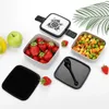 Dinnerware Resistance Flower Bento Box Leak-Proof Square Lunch With Compartment Emblem Symbol Rey Poe Finn War Darth Dark