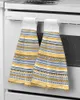 Towel Bohemian Pattern Hand Towels Home Kitchen Bathroom Dishcloths With Hanging Loops Quick Dry Soft Absorbent