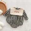 Spodnie 2022 Święto Dziękczynienia Onepiece ubrania dla dzieci noworodka malucha Turkey Dypkin Bubble Romper Bown Pants dla dzieci 03T