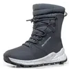 Scarpe da fitness stivali da neve da sci addensati da donna antidico