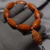 Strand Nut Bracelet Lantern Bead Buddha Magic A Flash Of Thought Stone Carving Hand-Held Olive Hu