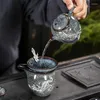 TeAware Setleri Lüks Çin Çay Kupası Seti Seramik El Yapımı Vintage Teapot Cups Taşınabilir Tören Juego De Te 60