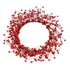 Decoratieve bloemen Kerstdeur krans 18 inch decoratie voor voor muur bruiloft raam buiten huis