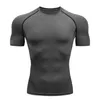 Compression de compression pour hommes costumes de gymnase de gymnas de gymnase des vêtements d'entraînement de jogging de jogging Sports Running Rashguard Tracksuit pour hommes 240411