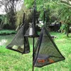 Storage Bags Helpful Hanging Drying Net Foldable Wide Application Drain Water Triangle Food Dryer Basket