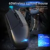 Mous wireless de 6 teclas de mouse fvg304 laptop para laptop computadores e esports jogo h240412