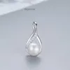 S925 Sterling Silver geometric Freshwater Pearl Earring Necklace Set womens light luxury fashion collarbone chain jewelry