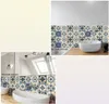 50 Stcs pro Packfunlife 1515 cm2020 cm marokkanische Fliesen PVC wasserdichte selbstklebende Tapetenmöbel Badezimmer DIY Arabische Fliesen STIC650865