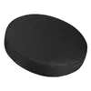 Couvre-chaise Couverture de bar élastique Round Coupchage de siège noir coussin coussin extérieur