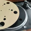 パッドB03F帯電防止スリップマットレコードマット純粋な真鍮ターンテーブルプラッターマット用ビニールレコード音楽録音装置