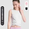 Camicie attive sport canotta canotta estiva anteriore croce senza maniche fitness traspirante asciugatura rapida outwear yoga colture tops allenamento per donne