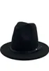 Donne semplici uomini in lana vintage gangster Trilby ha sentito i cappelli di fedora con un ampio signore elegante e elegante lady inverno autunno jazz caps4687783247623