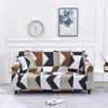 Stol täcker tryckt soffa för vardagsrum elastiskt hörn l form soffa täcker justerbar fåtölj slipcover möbelskydd