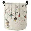 Laundry Bags Cute Bird Electric Light Illustration Dirty Basket Foldable Home Organizer Clothing Kids Toy Storage