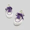 Sapatos casuais 2024 Confortável Taro Purple Niche Canvas Feminino Versão coreana Biscoito de sola grossa Tênis respiráveis em todas as partidas