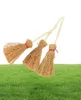 1020pcs Mini Broom Witch Straw Brooms DIY Hanging Ornaments for Halloween Party Decoration Costume Props Dollhouse Accessories 2208843288