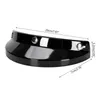 Casques de moto 3 Button Snap Button Visor Shield Lens Flip Up Wind pour le casque de moto