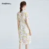 OC 413N61 Damska sukienka w dużych rozmiarach 100% Mulberry Silk Wysoka jakość letnia spódnica