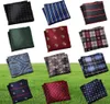 Luxury Men Handkerchief Polka Dot Striped Floral Printed Hankies Polyester Hanky Business Pocket Square Chest Towel 2323CM1941827