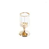 Candlers porte-verre en verre en cristal chandelier