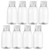 Mugs 8 Pcs Mini Containers Milk Bottle Beverage Bottles Reusable Water Portable Clear Travel