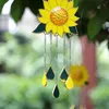 Dekorative Figuren Schlafzimmer Sonnenblumendekorationen Chime Wind Wohnzimmer Anhänger Handwerk Home Decor Große CHIME 60