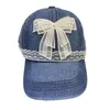 Ball Caps Lace Bowknot Baseball для девочек Женщины Spring Camping Camping Sunproof Hat